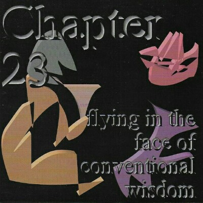 Chapter 23 - Flying In The Face Of Conventional Wisdom